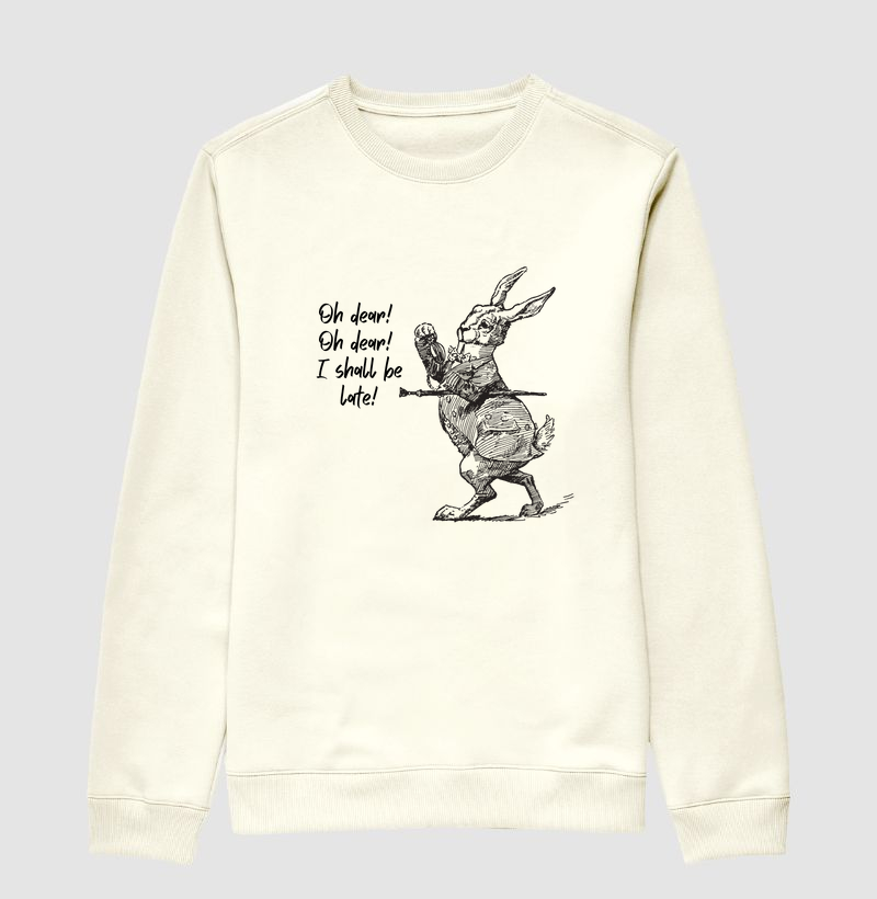 Oh dear I shall be late Alice no País das Maravilhas