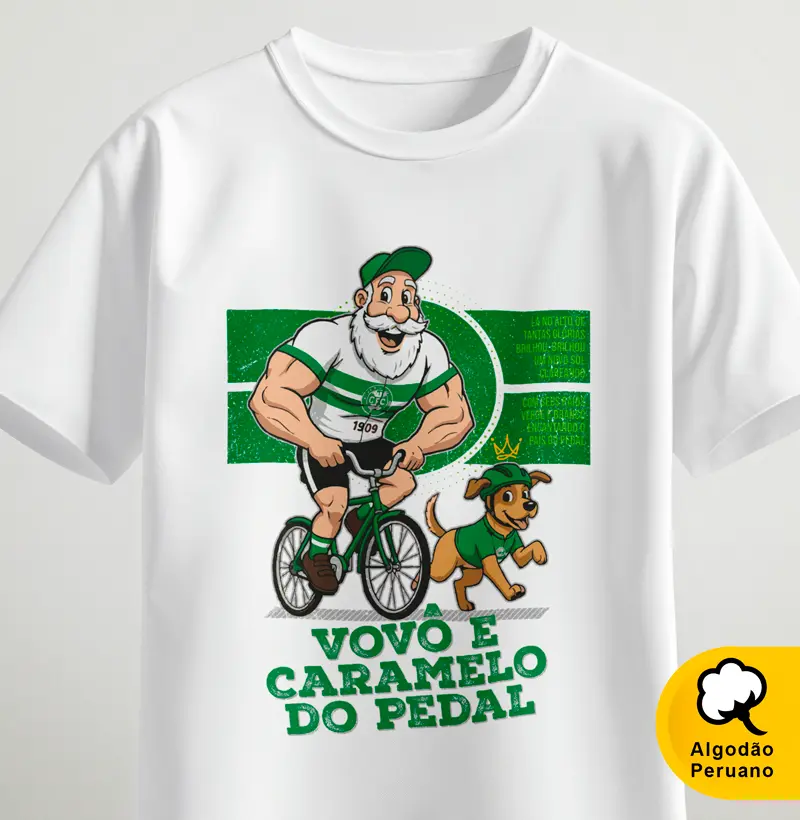 Vovô e caramelo do pedal