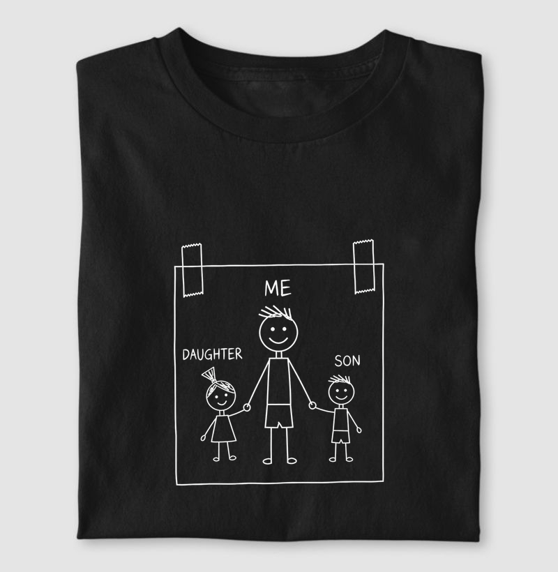Camiseta Pai de Casal — Kit Me and Dad