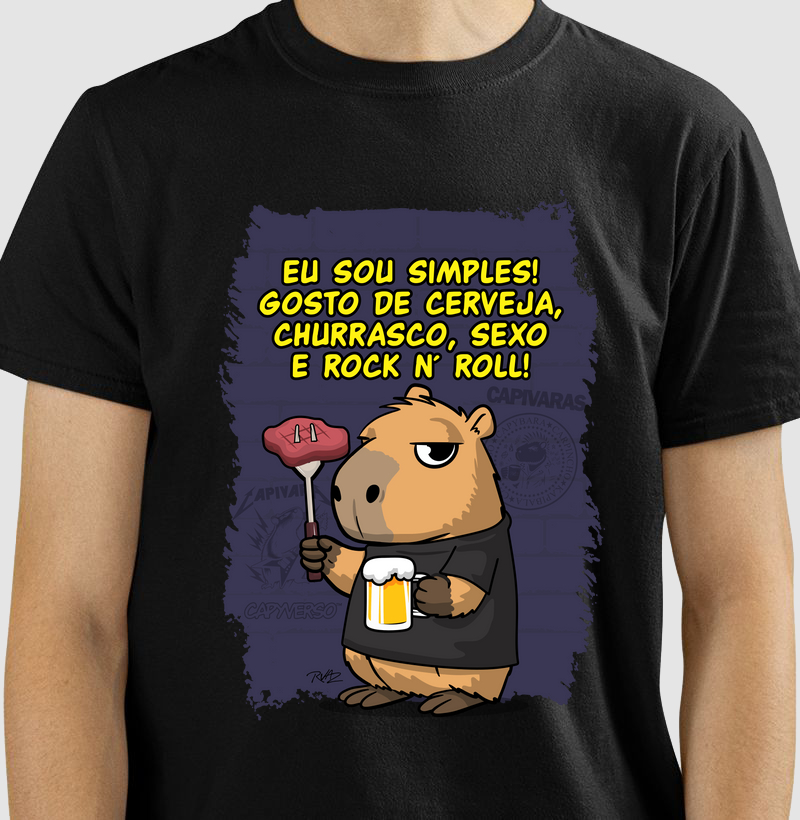 Capivara Rock Simples
