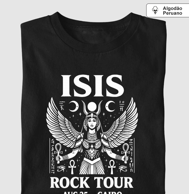 Ísis Tour - Camiseta Algodão Peruano