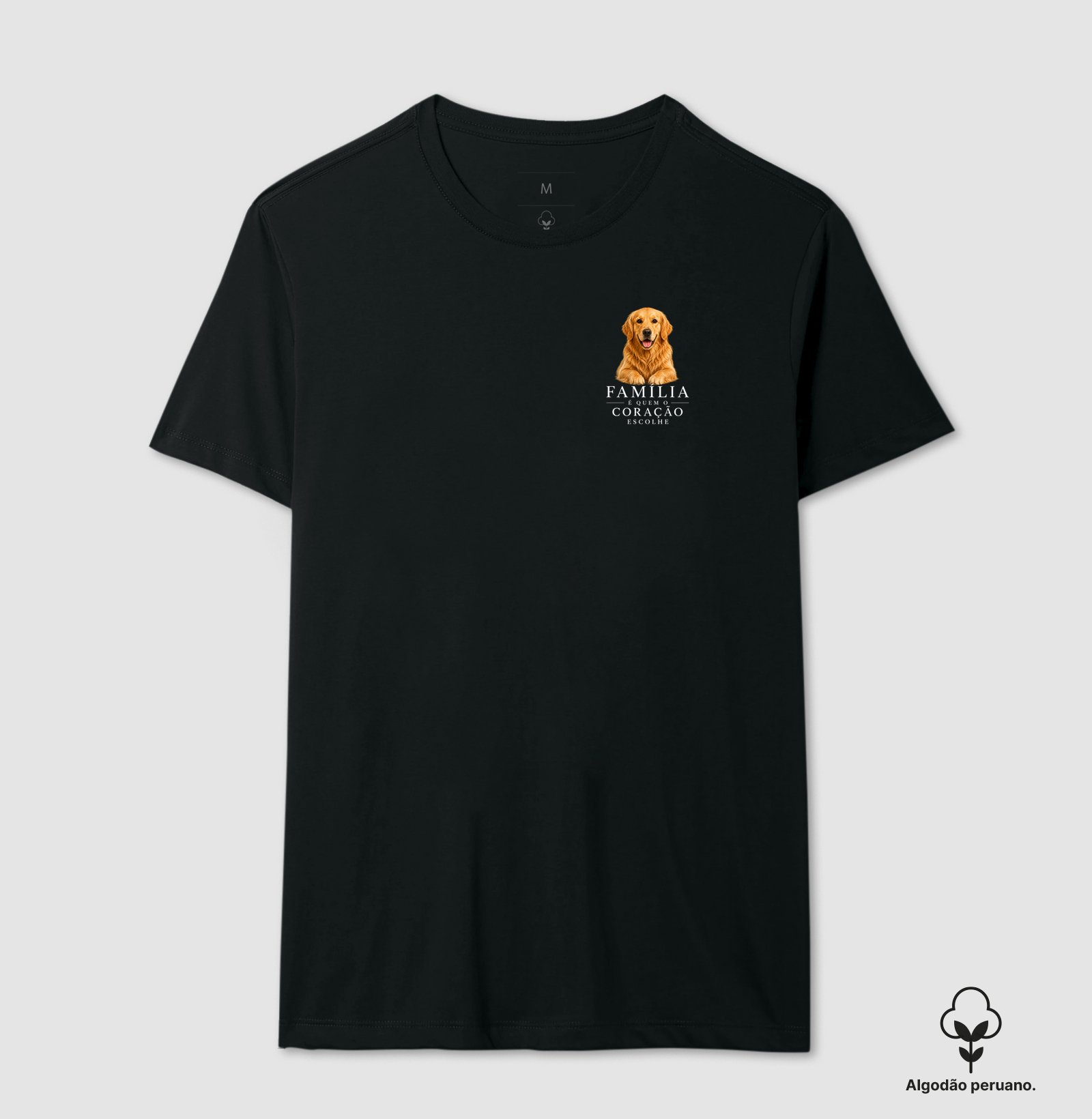 Golden - Família - Camiseta Algodão Peruano