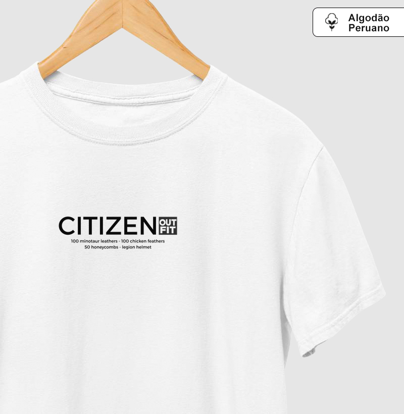 Citizen Outfit - Addon Requirements - Camiseta Algodão Peruano