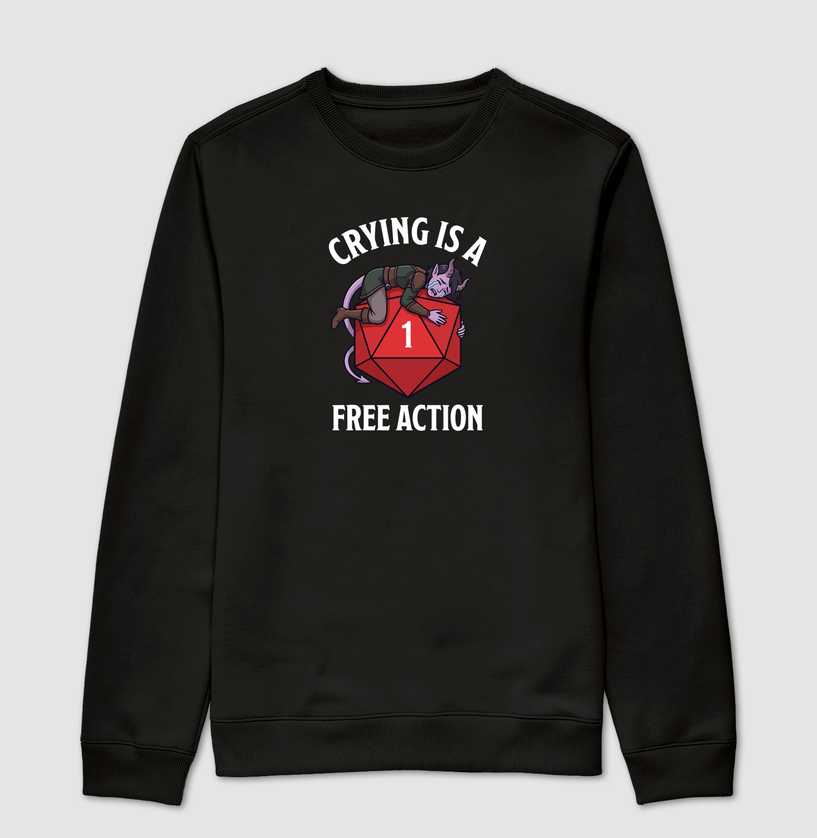 CRYING IS A FREE ACTION