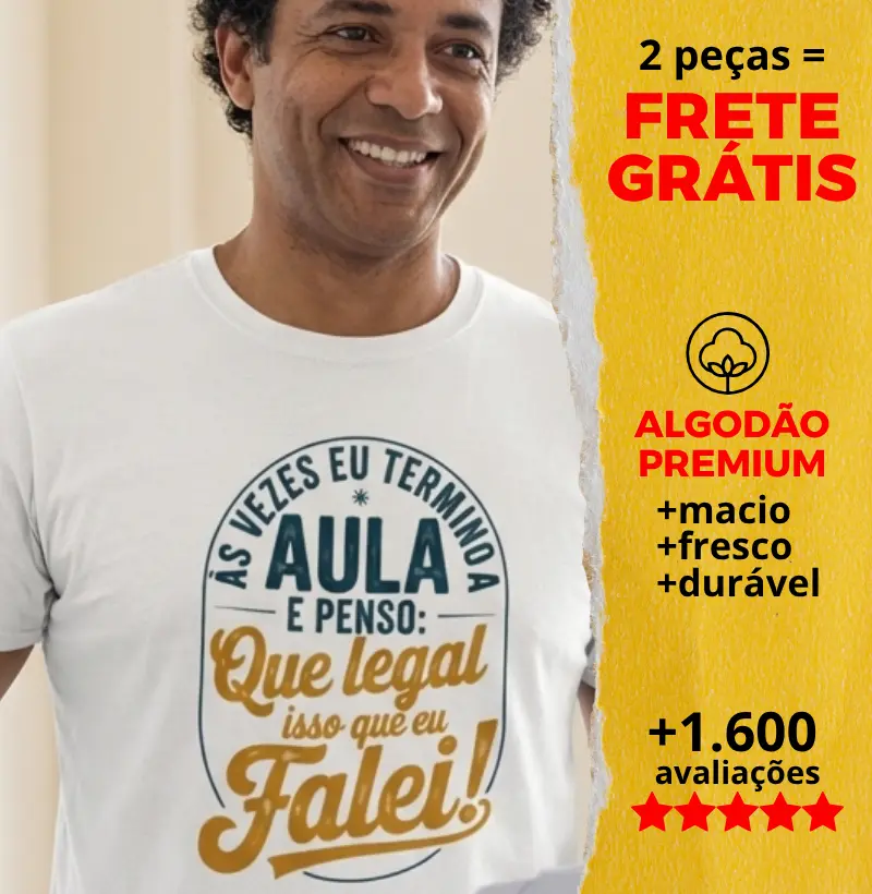 Que legal isso que eu falei