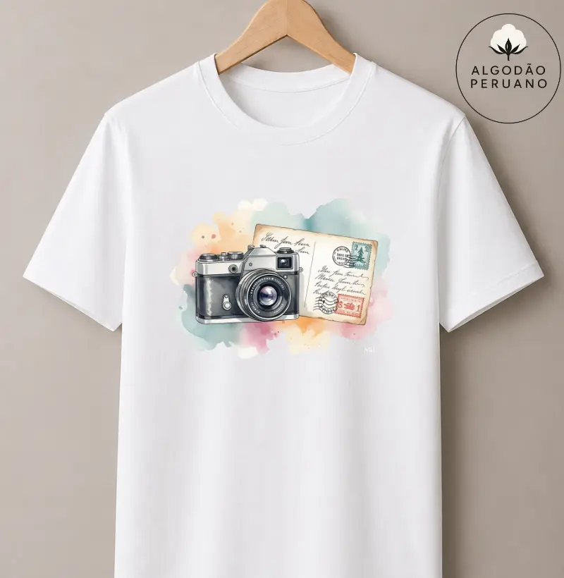 Camiseta Algodão Peruano - Recordações 
