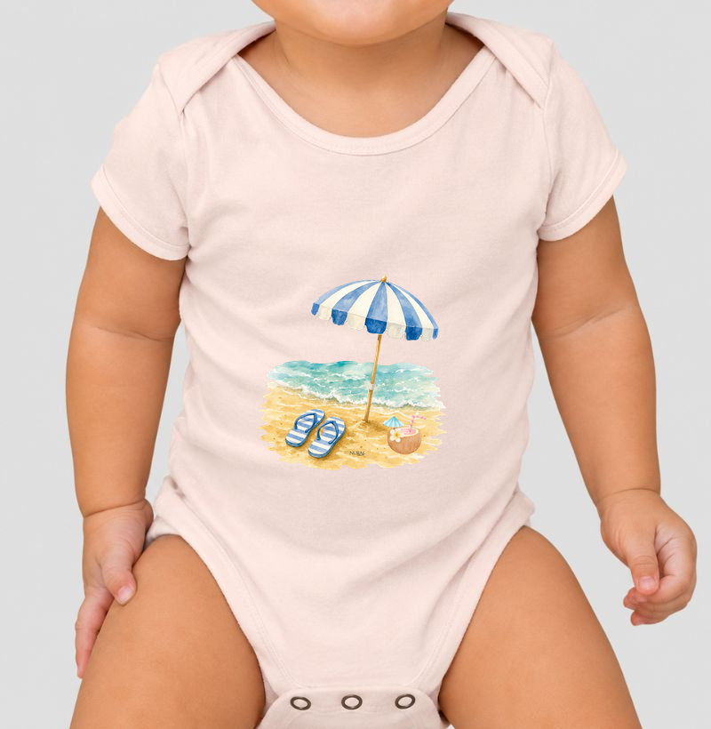 Pé na Areia  - Body Infantil