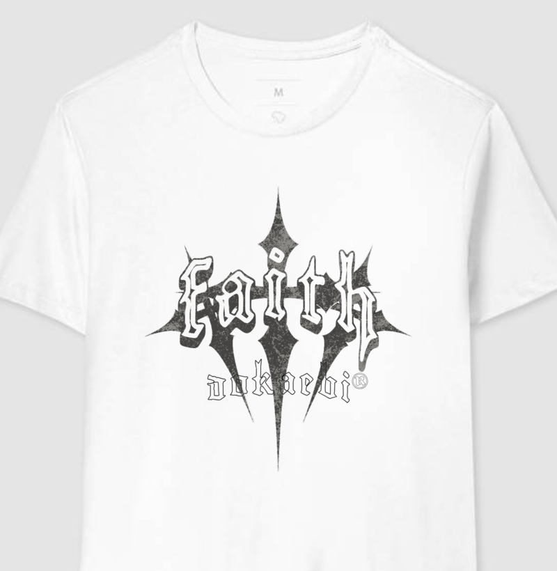 Camiseta Tríplice Cruz - Branca