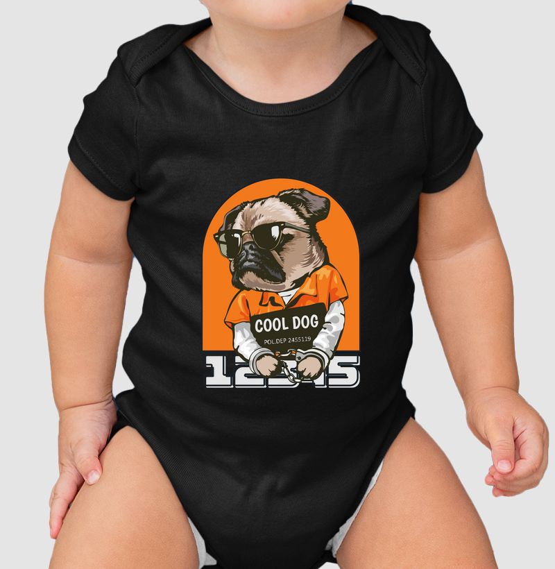 Cool Dog Police - Algodão 100%