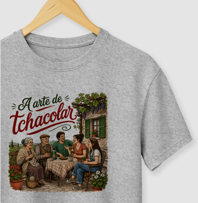 Camiseta A arte de tchacolar