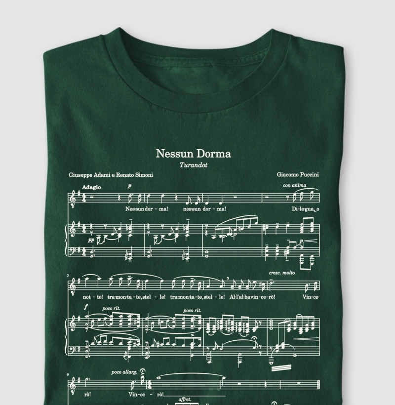 Nessun Dorma - Turandot | Camiseta de Ópera