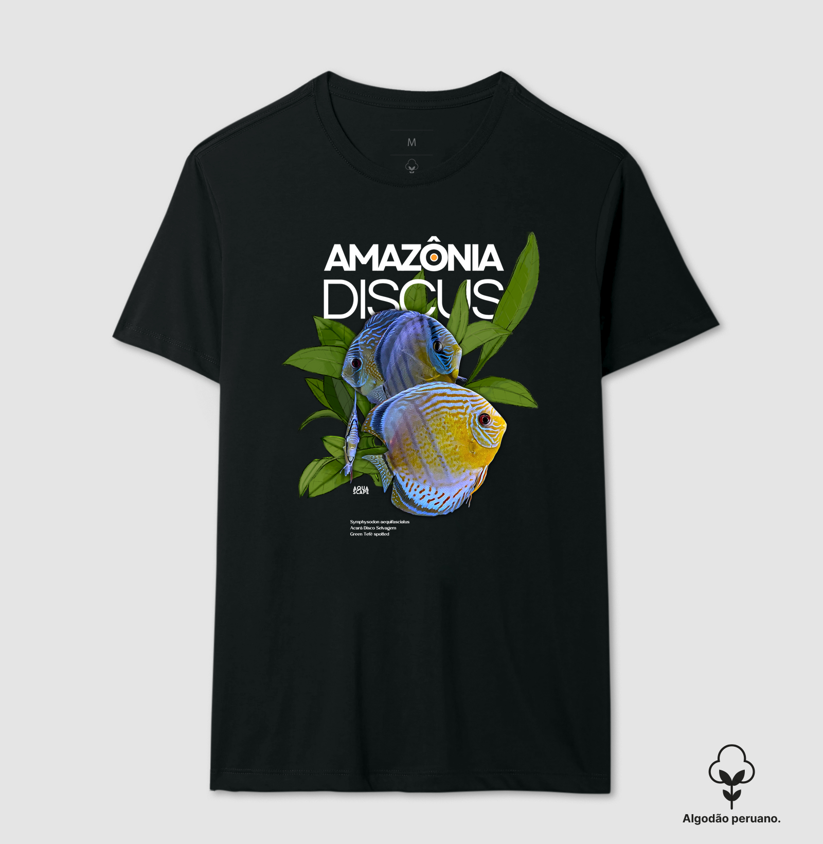 Green Tefé spotted - Acará Disco Selvagem - Amazônia Discus Seleção Premium