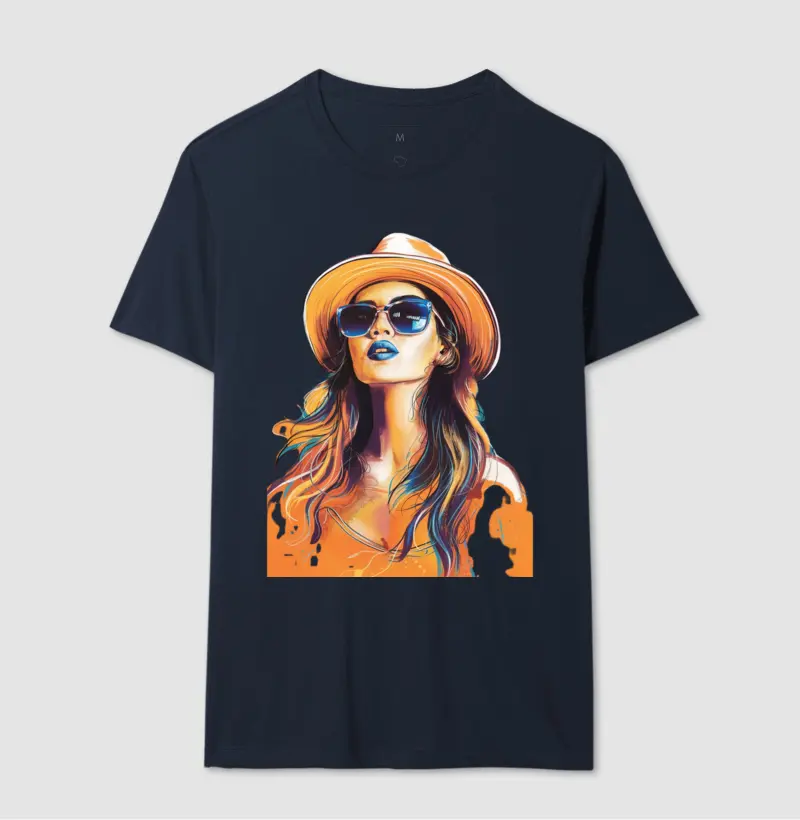 Camiseta Gold Hat (unissex)