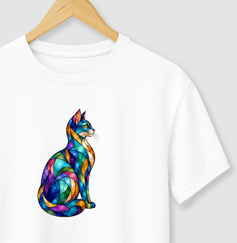 Gato em Vitral
