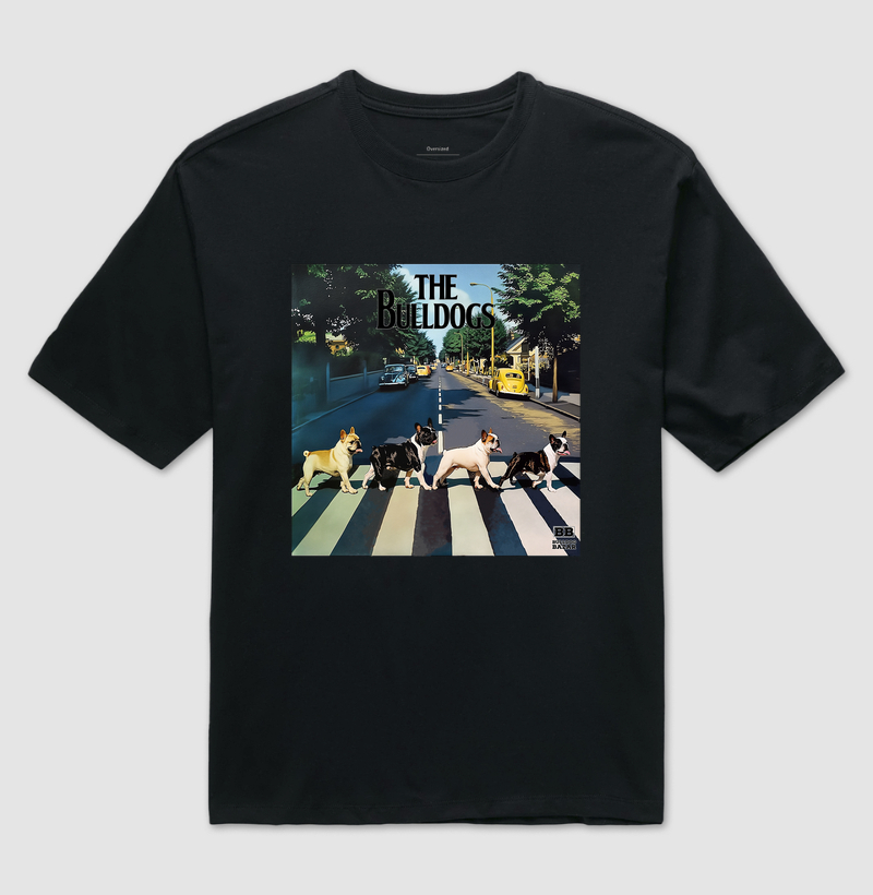 Oversized Bulldog Frances "AUbbey Road"