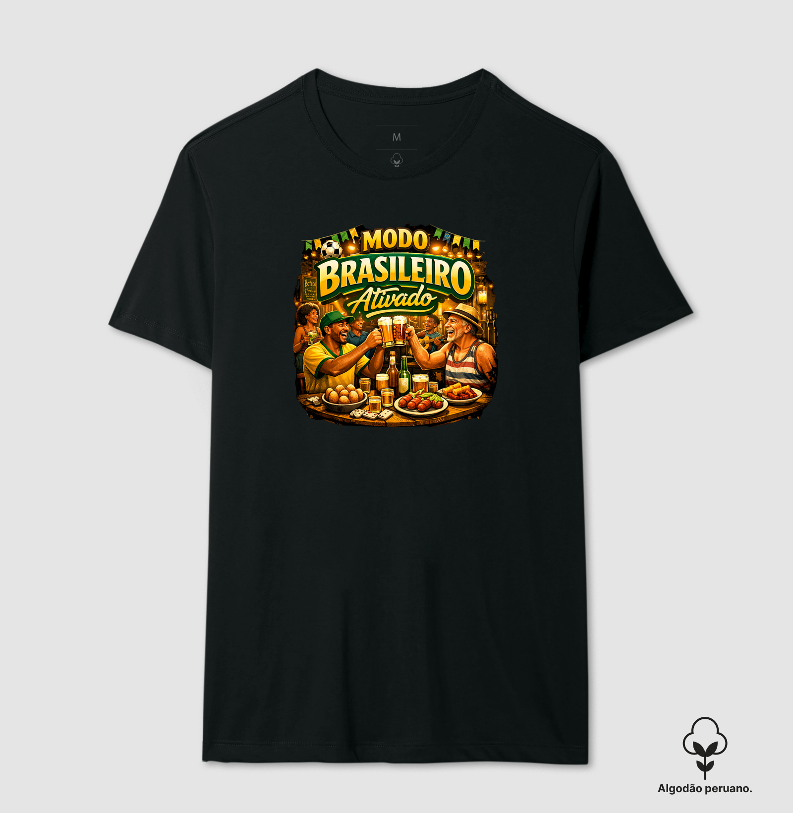 camiseta modo brasileiro ativado
