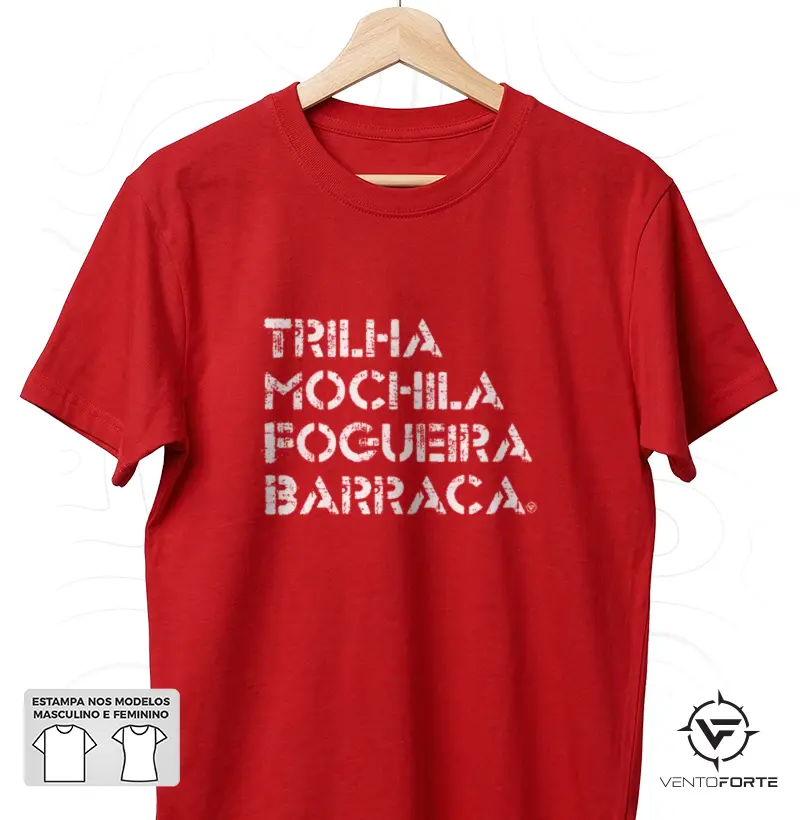 Trilha Mochila Fogueira e Barraca