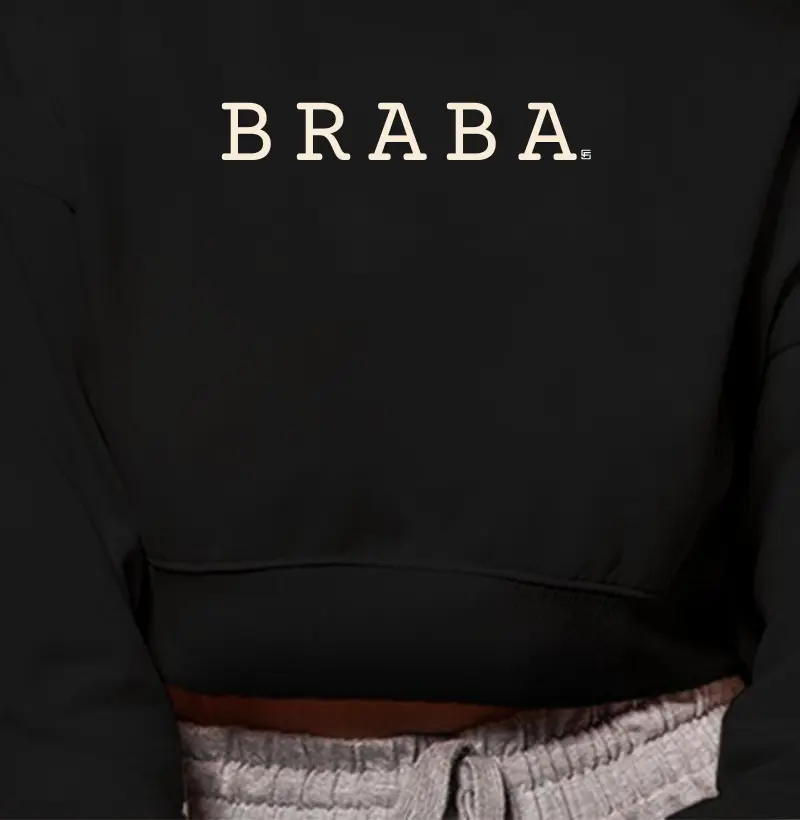 Cropped Moletom Braba 