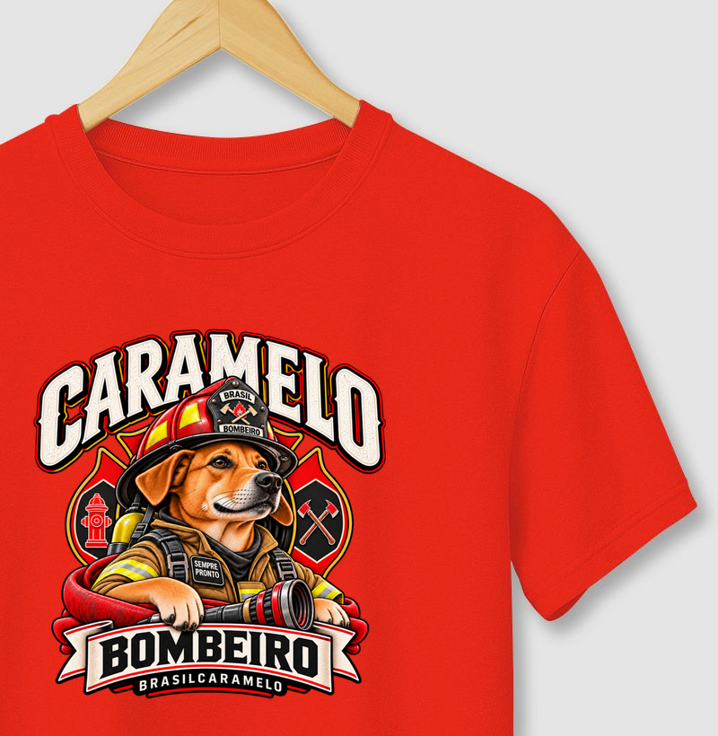 Caramelo Bombeiro - Camiseta