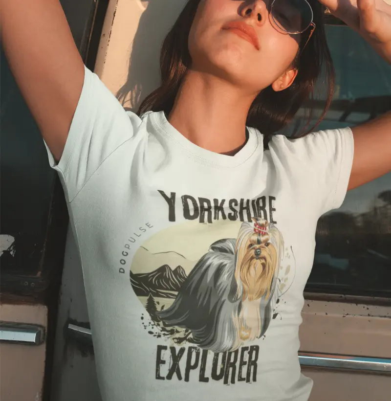 Camiseta Dog Pulse Yorkshire Explorer – Brave Spirit