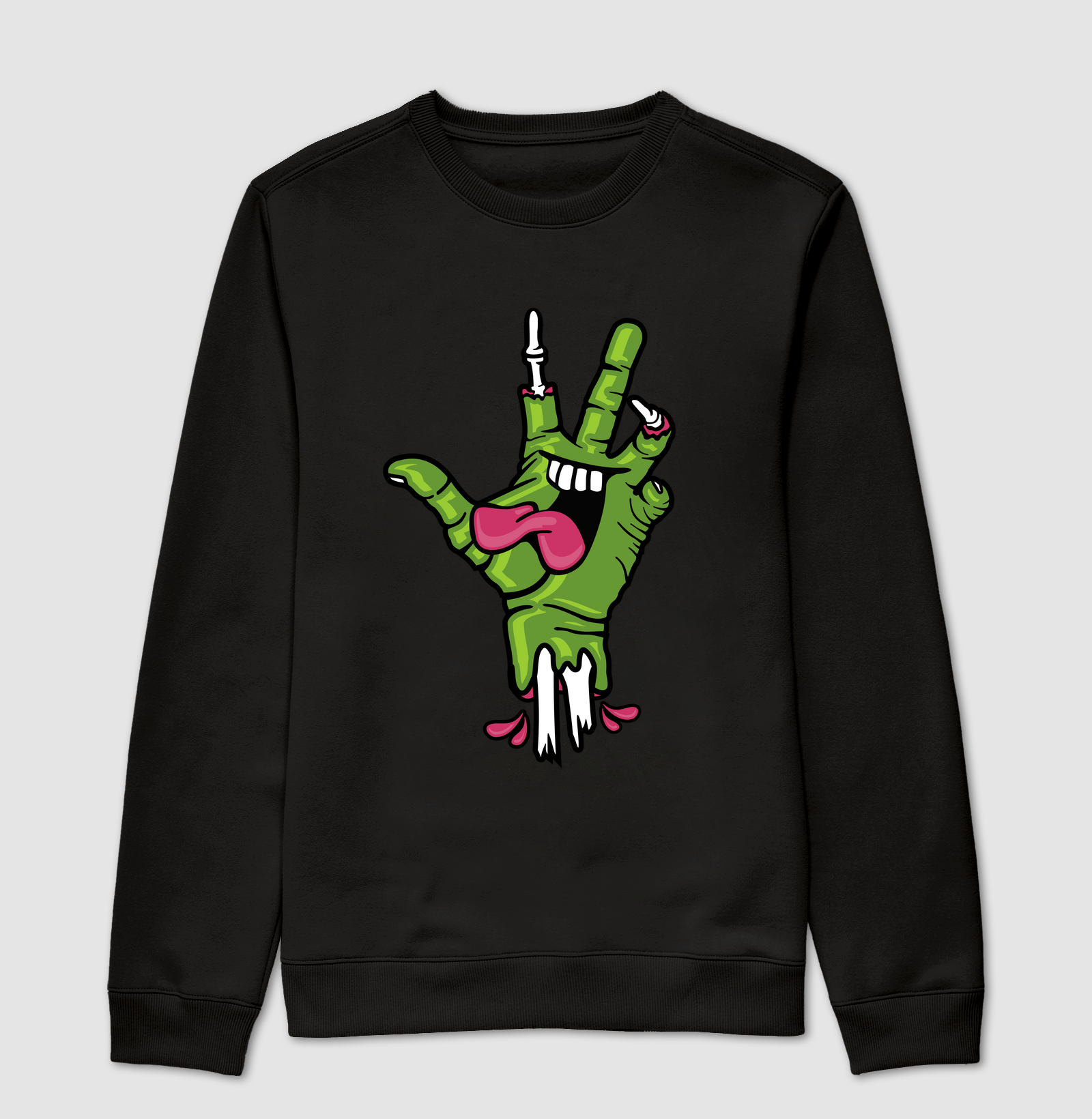 Mão zumbi streetwear