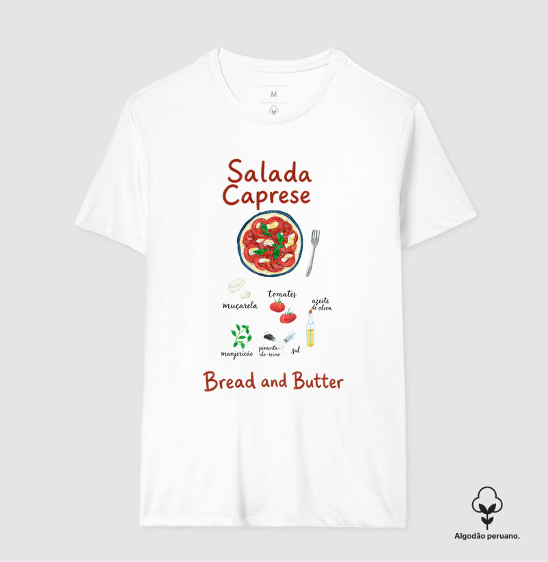 Camiseta Salada Caprese