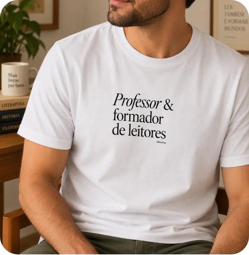 Camiseta Professor & Formador de Leitores