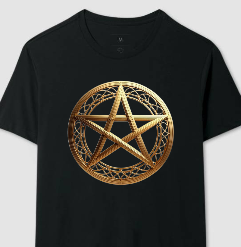 Camisa "Pentagrama - Símbolo de Proteção e Harmonia"