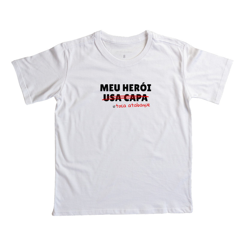 Meu herói toca atabaque