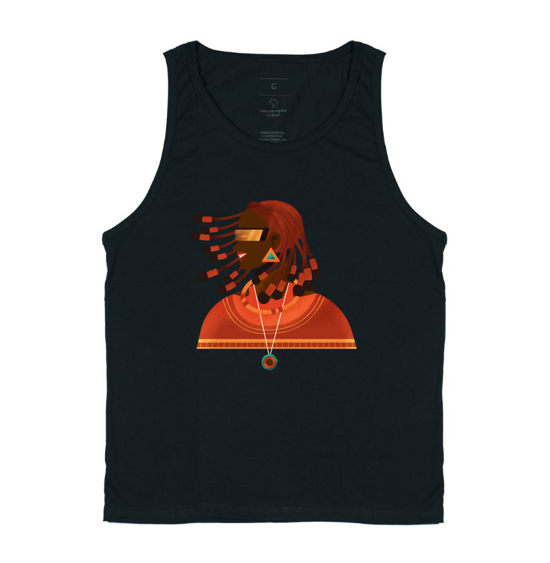 Camiseta Original Afrofuturista Tranças