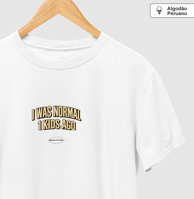 Camiseta Basketball I was normal 1 kids ago