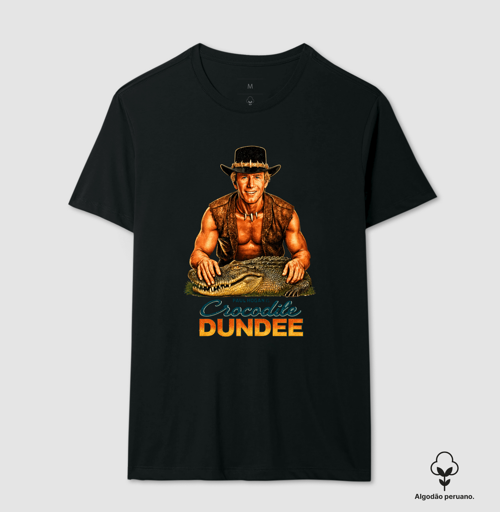 Camiseta Crocodilo Dundee Paul Hogan