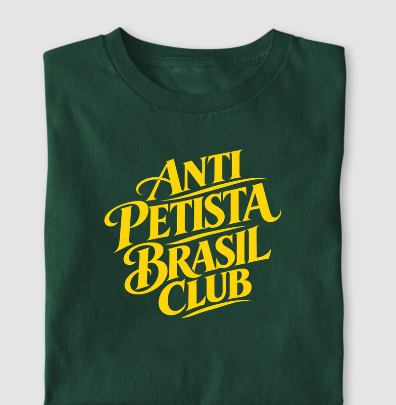 Anti petista Brasil club br - Camiseta
