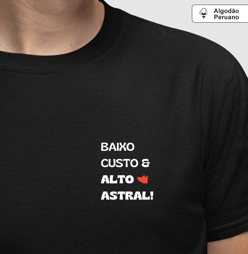 Camiseta Baixo Custo