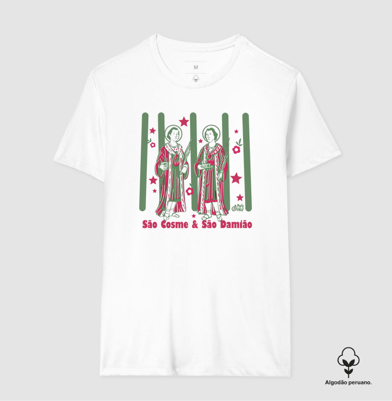 Algodão Peruano Saquinho de Cosme & Damião Maria Patua