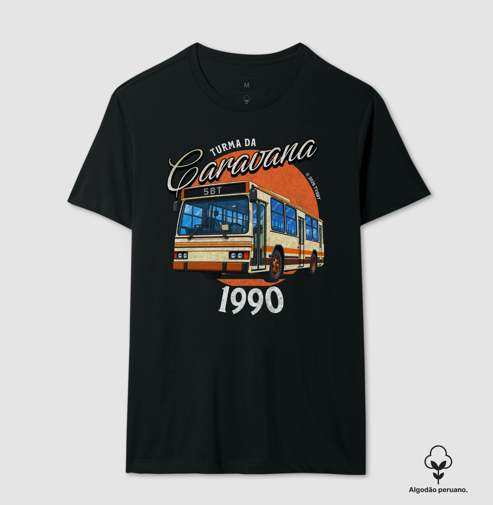 Turma da Caravana, 1990 - Camiseta Algodão Peruano