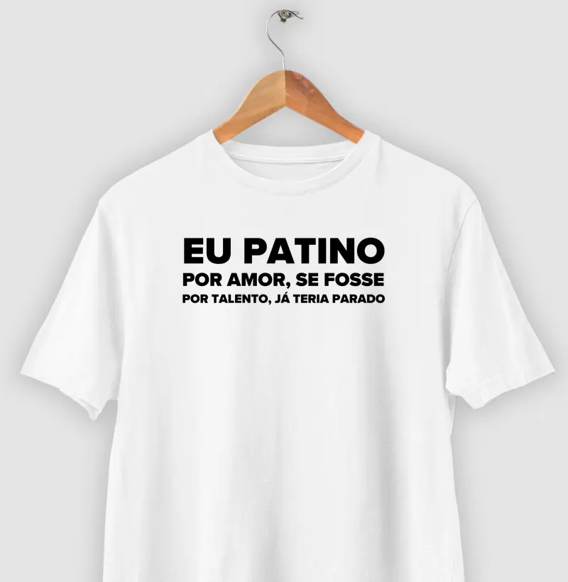 Não patino por talento