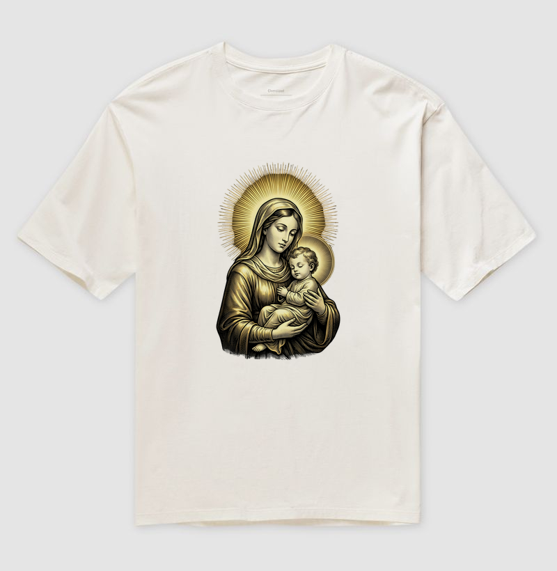 Camiseta Oversized Colo de Mãe