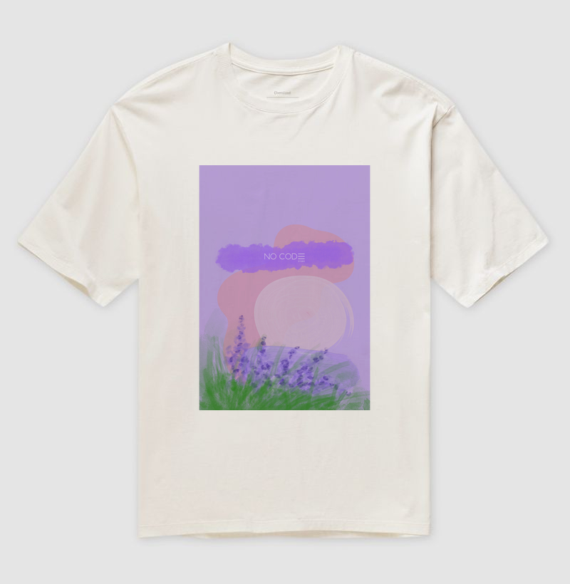 Oversized "In lavender We Trust"