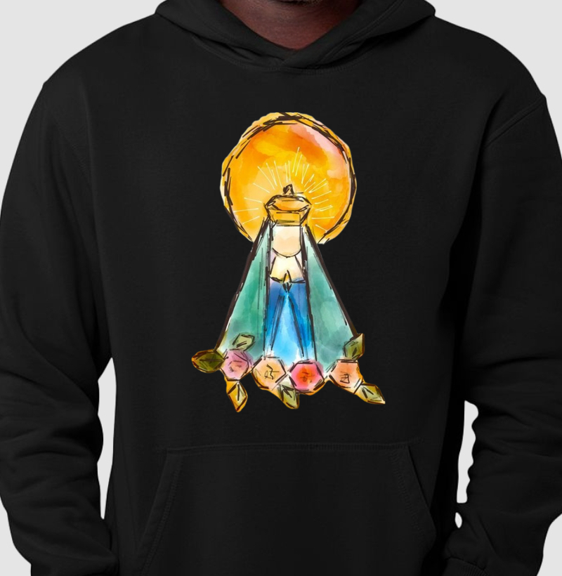 Moletom com gorro Nossa Senhora Aparecida