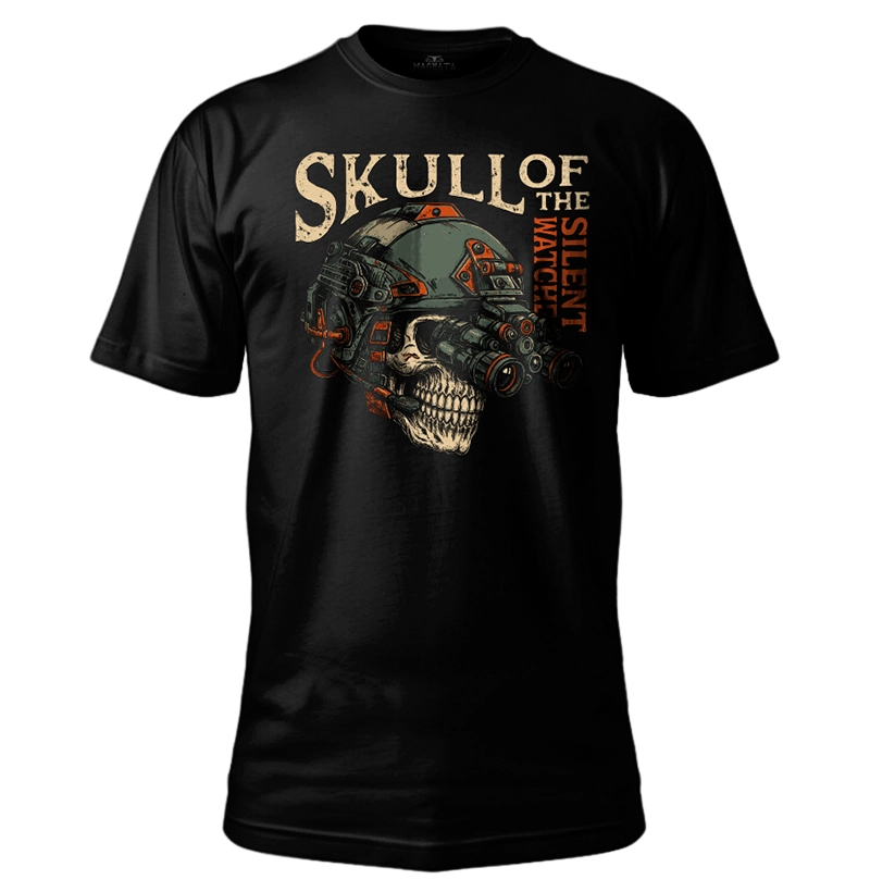 Camiseta Militar Skull Silent Magnata556