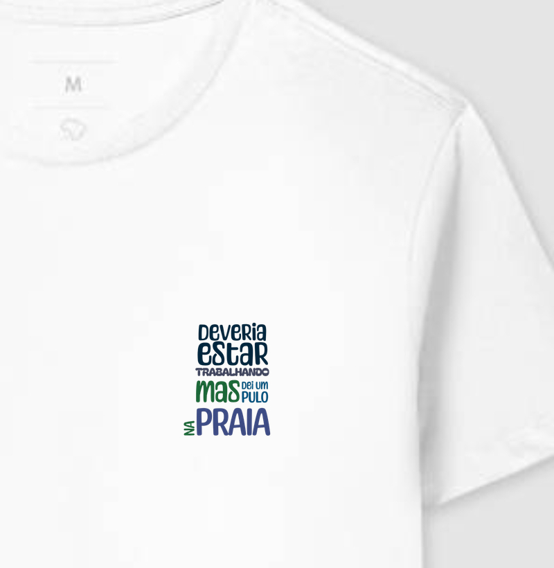 DEVERIA ESTAR TRABALHANDO, MAS DEI UM PULO NA PRAIA