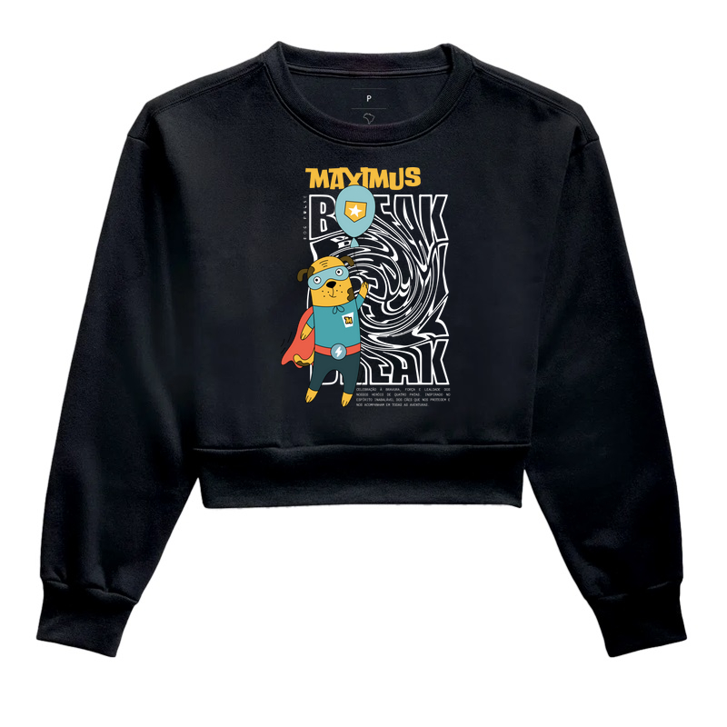 Cropped Moletom Dog Pulse Maximus - Break