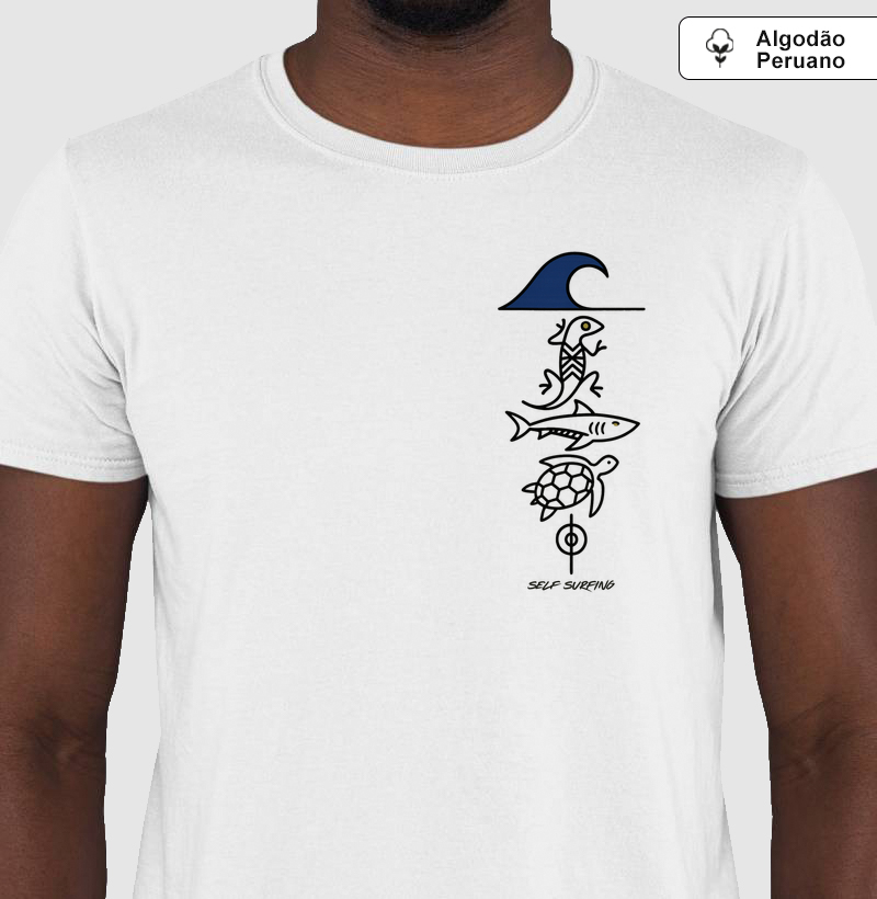 OCEAN TOTEM - Camiseta Algodão Peruano
