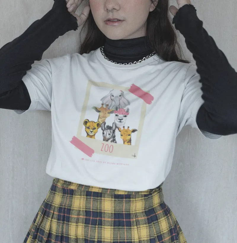 Camiseta Adulto Zoo by Mayra Montano