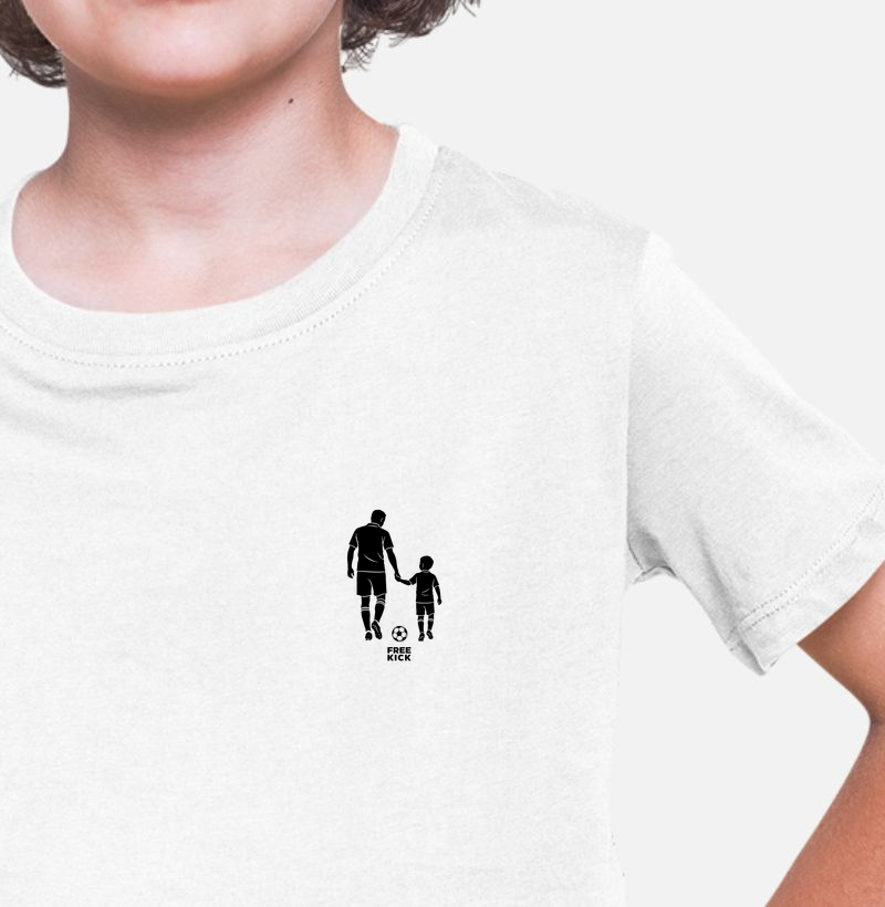 CAMISETA INFANTIL FREE KICK PAI E FILHO