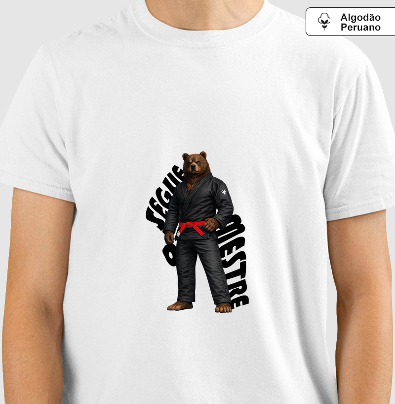 Camiseta Urso - Segue o Mestre