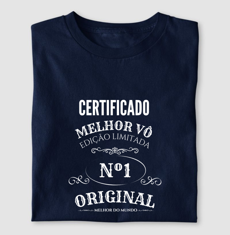 Camiseta Melhor Vô do Mundo — Edição Limitada