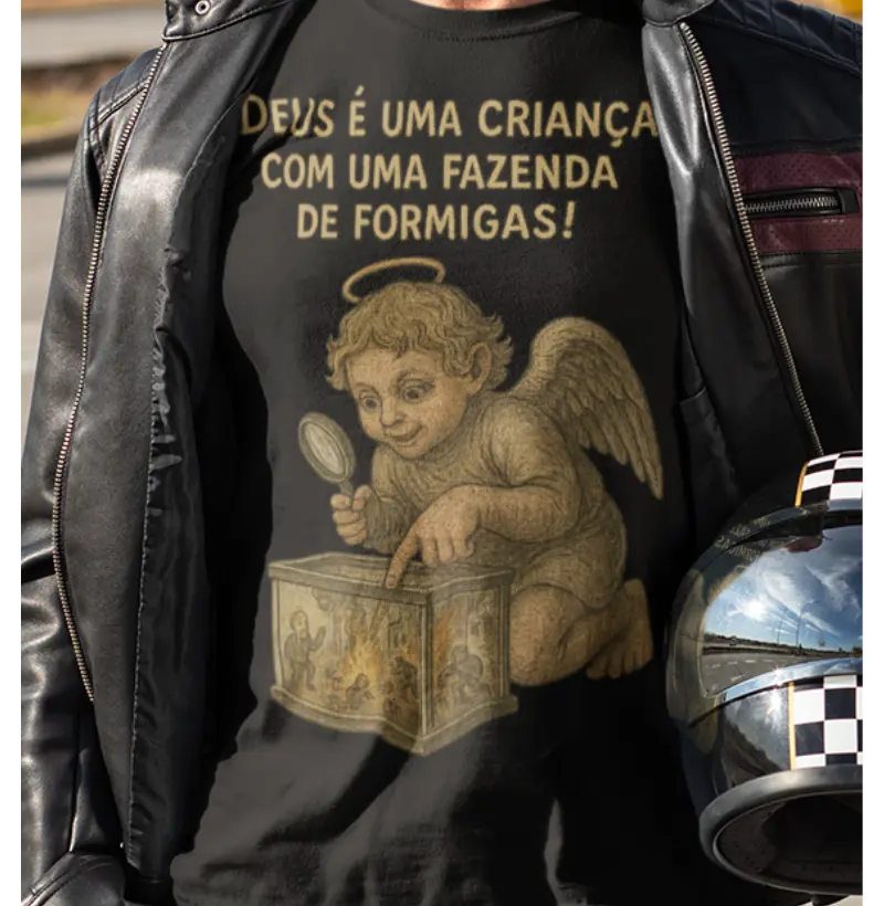 Criança com fazenda de formigas.