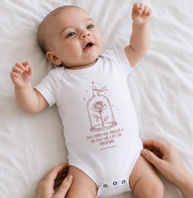 Body infantil | A Rosa - Pequeno Príncipe 